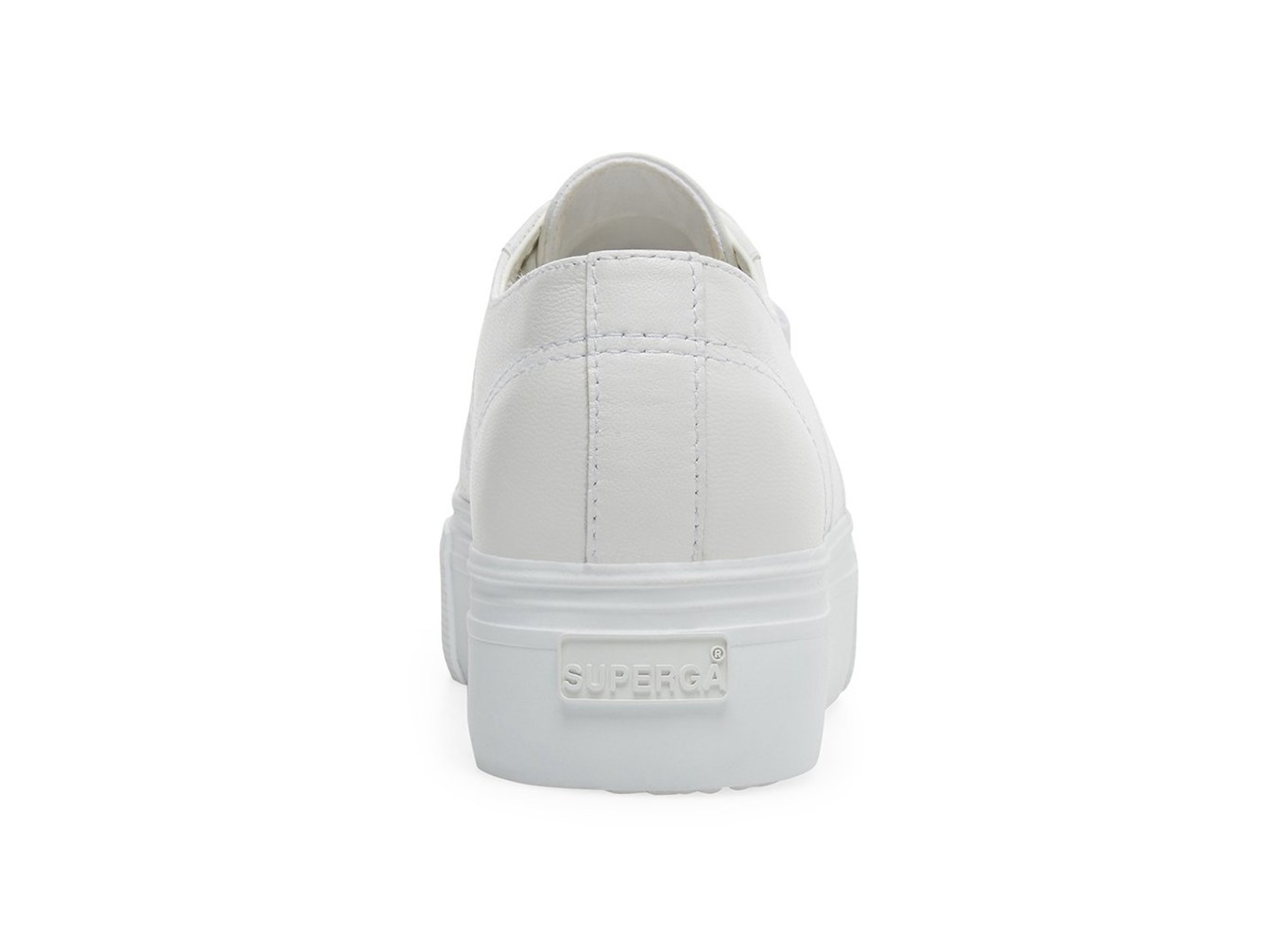 Superga Plataforma Mujer Blancas - 2790 Nappaleaw Cuero - 026351FHV